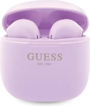 Kufje Bluetooth Guess Classic EST Logo GUTWST26PSU, TWS, IPX6, vjollcë