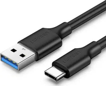 Kabllo Ugreen USB - USB-C 3.0, 1m, e zezë