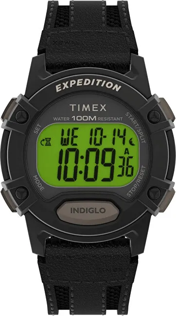 Orë dore për meshkuj Timex, e zezë - 1