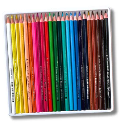 Set ngjyra druri Promax, 24 copë - 2
