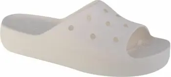 Shapka Crocs Classic Platform Slide W 208180-100, platformë, të bardha