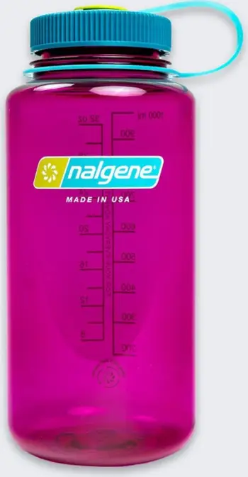 Shishe uji Nalgene Wide Mouth, 1000 ml, rozë