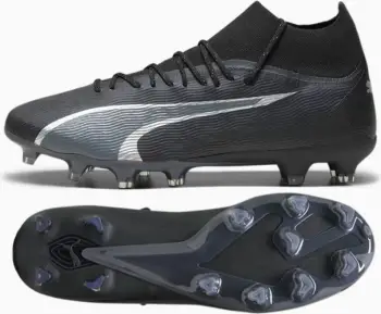 Këpucë futbolli Puma Ultra Pro FG AG M 107422 02, mashkull, të zeza