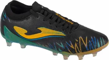 Këpucë futbolli Joma Striker 2401 FG M, për bar natyral, me lidhëse, të zeza
