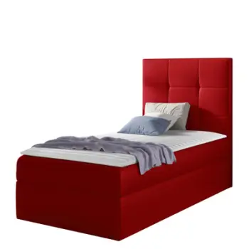 Shtrat kontinental 90x200 MINI 2, kuqe
