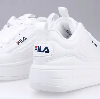 Atlete Fila Superbubble W FFW0536.10004, për femra, eco-lëkurë dhe tekstil, të bardha