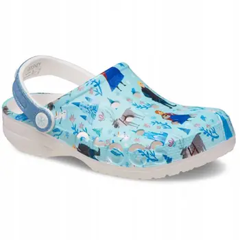 Sanda­le fëmijësh Crocs Frozen Baya Clog Jr 210352-90H, Croslite, me rrip të pasmë, shumëngjyrëshe
