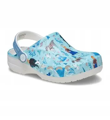 Kllogë fëmijësh Crocs Frozen Baya Clog Jr 210352-90H, Croslite, rrip i pasëm, shumëngjyrëshe