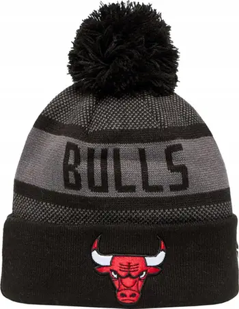 Kapelet New Era Jake Cuff Beanie Chicago Bulls, akrilik, gri