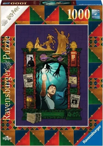 Puzzle Ravensburger Harry Potter, 1000 elemente - 1