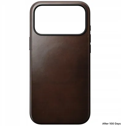 Mbrojtëse telefoni Nomad Modern Leather Case, për iPhone 17 Pro Max, lëkurë Horween, kafe - 3