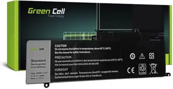 Bateri për laptop Green Cell, 3850mAh, e zezë