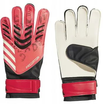 Doreza portieri adidas Predator GL TRN M JH3805, Soft Grip Pro, për fushë natyrale, të kuqe