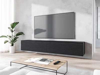 Komodë për TV D 180 MDF, zi - 2