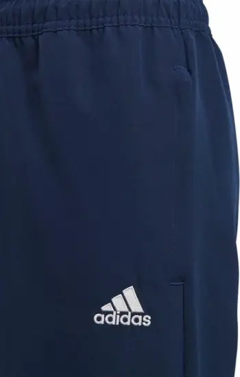 Pantallona sport adidas Entrada 22 Jr H57524, poliestër i ricikluar, AeroReady, blu navy