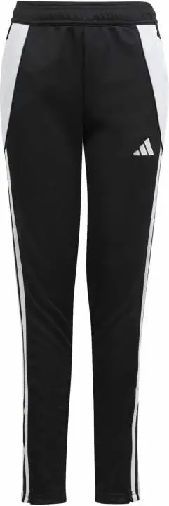 Pantallona sportive për fëmijë adidas Tiro 24, të zeza