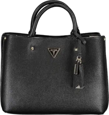 Çantë GUESS JEANS Meridian femra, e zezë