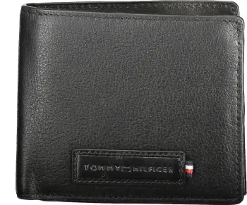 Portofol Tommy Hilfiger meshkuj, i zi