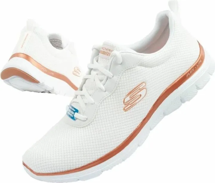Atlete femra Skechers, të bardha - 1