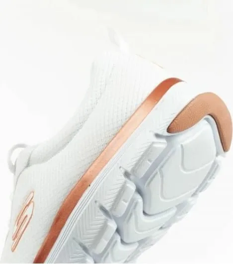 Atlete femra Skechers, të bardha - 4