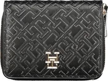 Portofol për femra Tommy Hilfiger, i zi