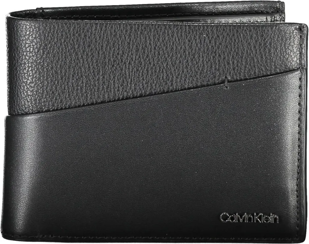 Portofol për meshkuj Calvin Klein, i zi - 1