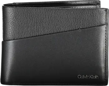 Portofol për meshkuj Calvin Klein, i zi