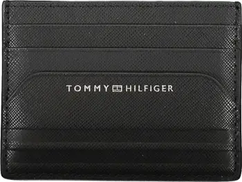 Portofol për meshkuj TOMMY HILFIGER, i zi