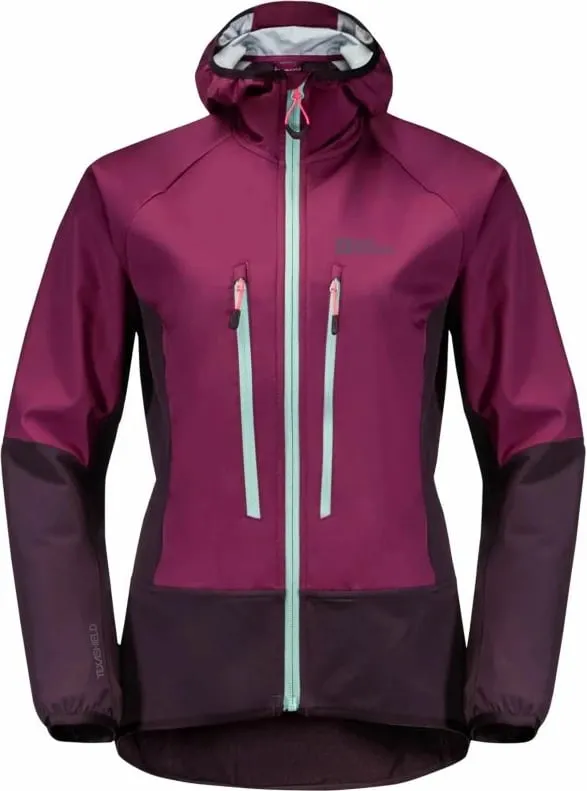 Jakne Jack Wolfskin për femra, vjollcë - 1