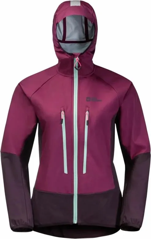 Jakne Jack Wolfskin për femra, vjollcë - 2