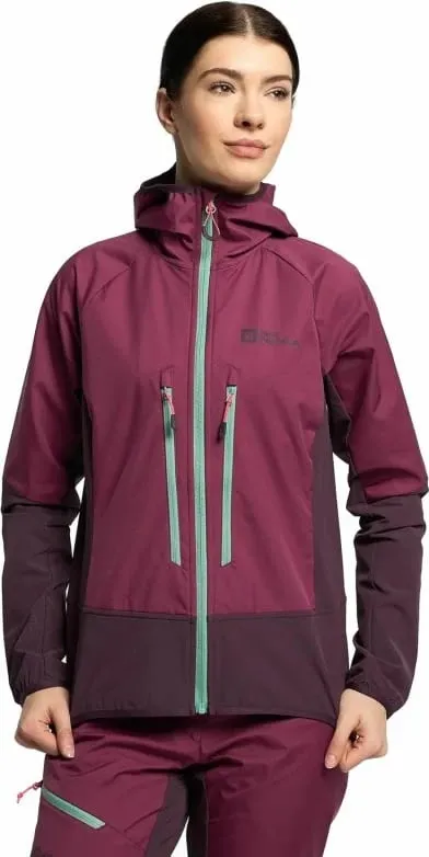 Jakne Jack Wolfskin për femra, vjollcë - 3
