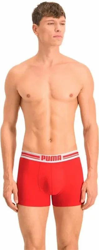 Të brendshme për meshkuj Puma, të zeza dhe të kuqe - 3