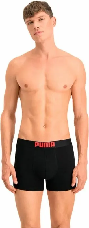 Të brendshme për meshkuj Puma, të zeza dhe të kuqe - 5