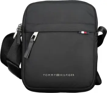 Çantë krahu për meshkuj TOMMY HILFIGER, e zezë