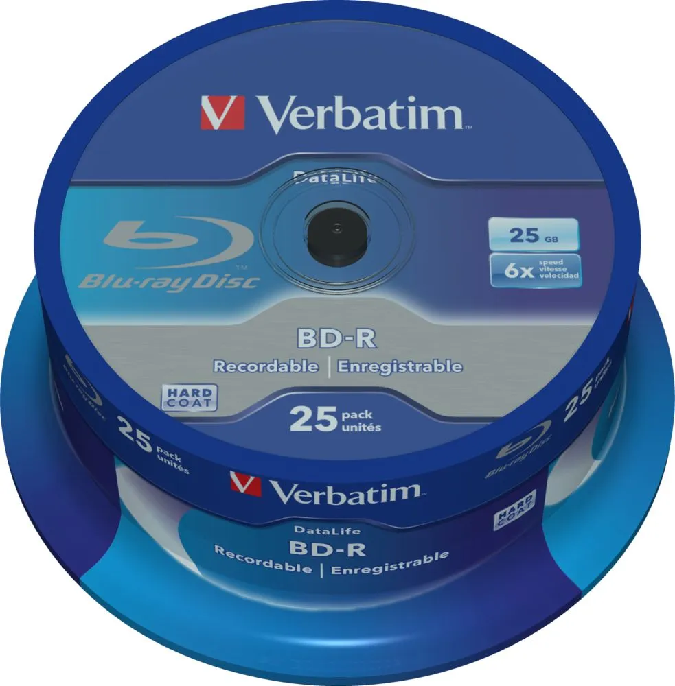 Disqe Verbatim BD-R, 6x, 25GB, 25 copë - 2