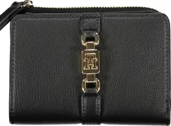 Portofol për femra TOMMY HILFIGER, e zezë