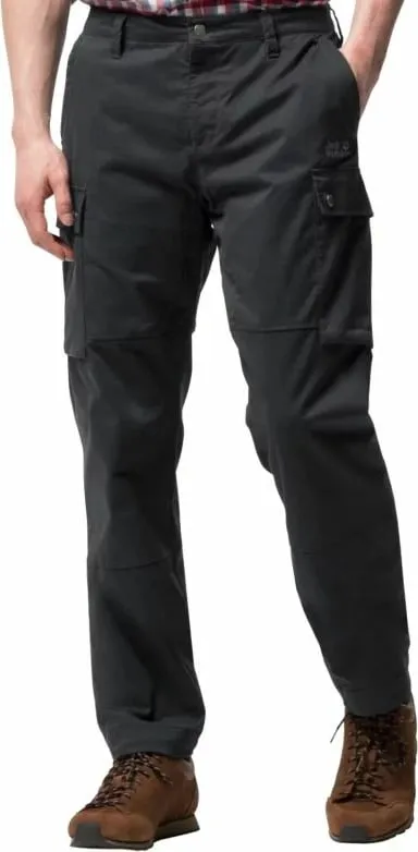 Pantallona cargo Jack Wolfskin për meshkuj, të zeza - 1