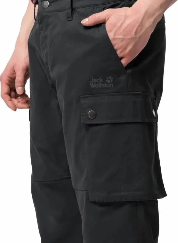 Pantallona cargo Jack Wolfskin për meshkuj, të zeza - 3