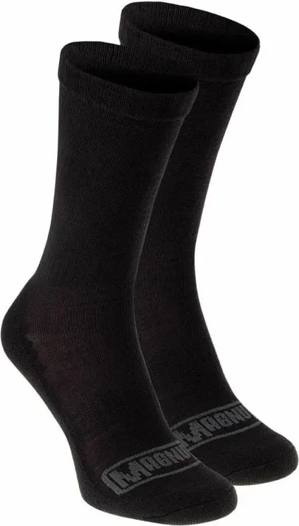 Çorape Magnum Retsoka, merino, përforcuara, të zeza - 1