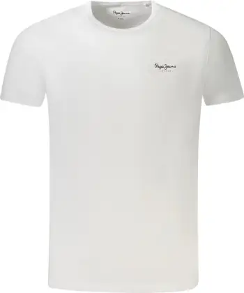 Maicë për meshkuj PEPE JEANS, të bardhë