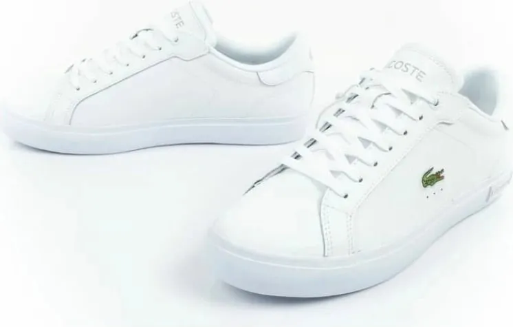 Këpucë për meshkuj Lacoste, të bardha - 8
