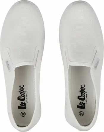 Këpucë femra Lee Cooper, të bardha