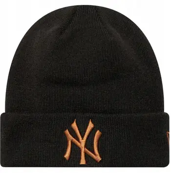 Kapelë beanie New Era League Essential New York Yankees 60580722, akrilik, unisex, e zezë