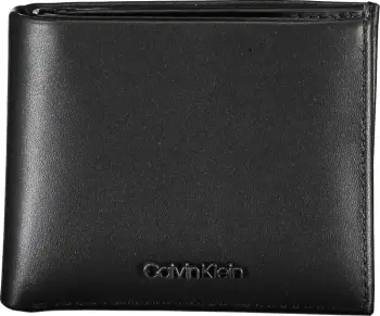 Portofol për meshkuj CALVIN KLEIN, i zi