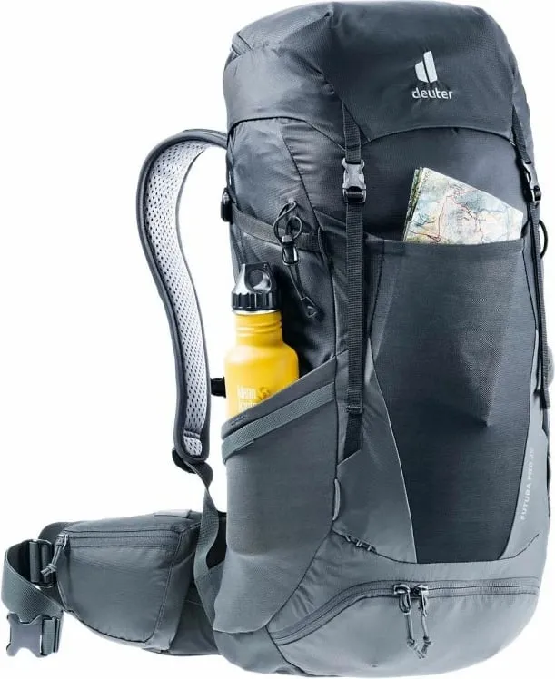 Çantë shpine Deuter, unisex, e zezë - 9