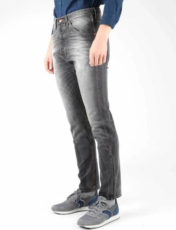 Jeans për meshkuj Wrangler, të kaltër - 4