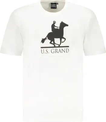Maicë për meshkuj U.S. GRAND POLO, e bardhë