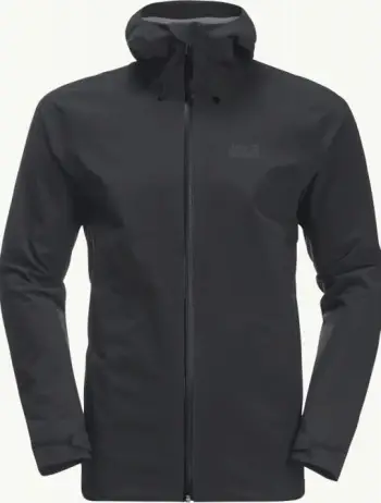 Jakne Jack Wolfskin për meshkuj, e zezë