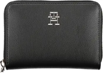 Portofol për femra TOMMY HILFIGER, e zezë