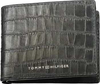 Portofol Tommy Hilfiger meshkuj, i zi
